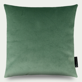 Sierkussen velours grijs-groen 45x45cm