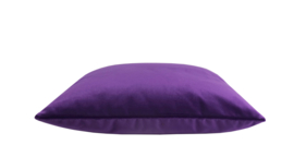 Sierkussen velours cold purple 60x60 cm