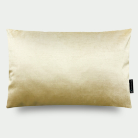 Kussen satijn velours,  goud, glanzend 60x40cm