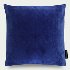 Kussen velours, donker blauw, 45x45cm