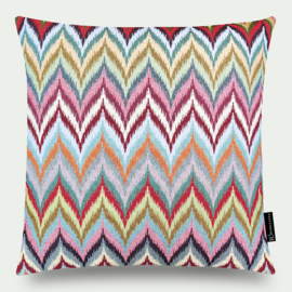 Sierkussen "Mega Obi" katoenmix, rood, roze, blauw, beige  65x65cm