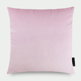 Kussen velours "Blushing Pink" zacht roze, fluweel, 45x45cm
