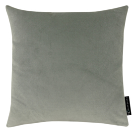 Sierkussen velours light grey 45x45 cm