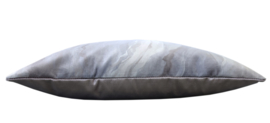 Sierkussen velours "Lava Alabaster" grijs  50x50 cm
