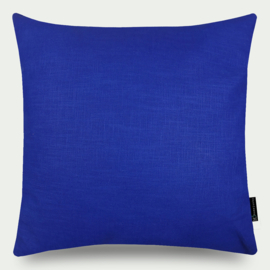 Kussen linnen, blauw, natuurlijk materiaal 50x50cm