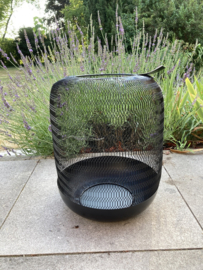 WINDLICHT OLY (42 CM) METAAL ZWART RIVERDALE