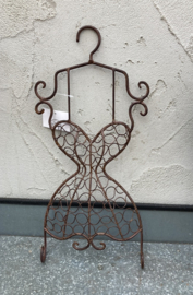 WANDDECO VINTAGE MUURHANGER JURK BRUIN