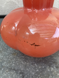 VAAS BOL BLOEM ROZEROOD HOOG 20 CM