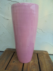 VAAS KERAMIEK OUD ROSE GEGLAZUURD TAPS 37,5 x dia 16,5cm