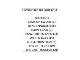 DVD MIX 9 STUKS.
