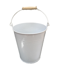 EMMER WIT DIA 18 Hoog 20 cm