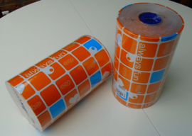 AANBIEDING 2 ROLLEN 600 meter INPAKPAPIER CADEAUPAPIER 25 CM BREED