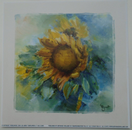 POSTER 18x18 cm SUNFLOWER II