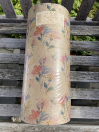 INPAKPAPIER CADEAUPAPIER ROL 185 meter 38 CM BLOEM SARA