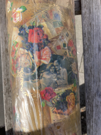 INPAKPAPIER CADEAUPAPIER ROL 220 meter 57 CM LOVE LETTER LIEFDESBRIEF