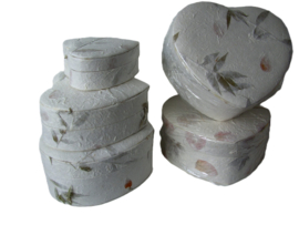 EXCLUSIEVE VERPAKKINGEN MULBERRY PAPIER 3 DLG SET HART WIT BLAD