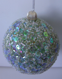 BAL GROEN MET GLITTERS 6 stuks