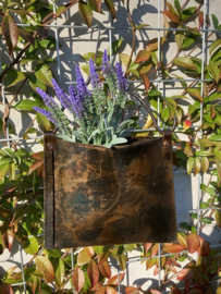 METALEN HANG BLOEMBAKJE MODEL TAS OLD LOOK