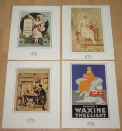 GROOTMOEDERSTIJD POSTER SERIE 1) 4 STUKS