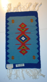 KELIM LOPERTJE BLAUW 50x30 cm