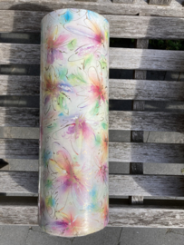 INPAKPAPIER CADEAUPAPIER ROL 220 meter 38 CM BLOEM FLORIUM
