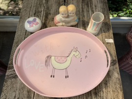 DIENBLAD ROSÉ MET PAARDJE “With Love” Appletree