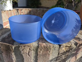 GLAZEN KOMMETJES IN BLAUW 4 stuks