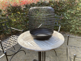 WINDLICHT OLY (42 CM) METAAL ZWART RIVERDALE
