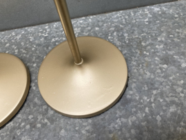 PRACHTIGE GOUDEN DINERKANDELAARS (Set van 3) 31 cm