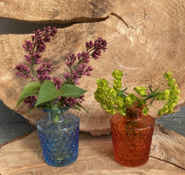 FLESJE VAASJES ORANJE HOOG 10 CM