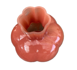 VAAS BOL BLOEM ROZEROOD HOOG 20 CM