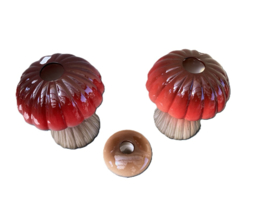 Vaas Paddenstoel Champignon rood 20,3 cm