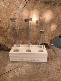 REAGEERBUSHOUDER VOOR BLOEMEN EN KRUIDEN NAT EN DROOG GROOT