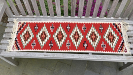 KELIM LOPER ROOD ECRU 1,20x40 cm