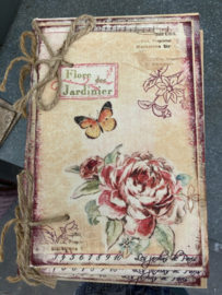 DECORATIE BOEKEN FLORE DES JARDINIER 3 DLG GROTE SET