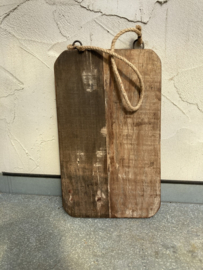 SERVEERPLANK SNIJPLANK 50x30x3 CM INDIAANS HARDHOUT