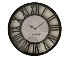 WANDKLOK DERBY BLACK 50CM RIVERDALE