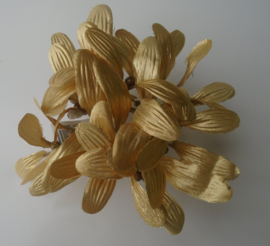 BLOEM GOUD DECORATIE 13 CM