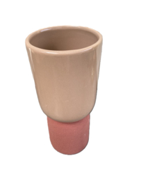 VAAS DUBLO BEIGE TERRA HOOG 24,8 CM