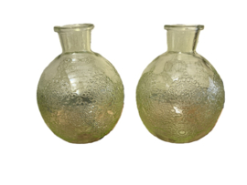 FLES BOLOGNA LT. GROEN MET ROZETJES 17 cm