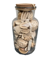 DECO GLAS BOTTLE FLORA 210 NATUREL