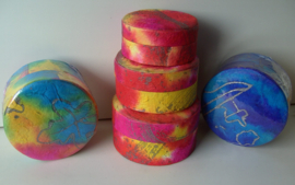 EXCLUSIEVE VERPAKKINGEN MULBERRY PAPIER 3 DLG SET DIVERSE KLEUREN ROND