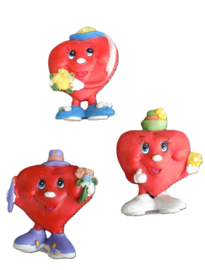 HAPPY HART VROLIJKE BEELDJES 3 verschillende