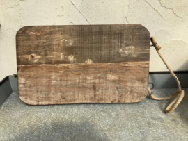 SERVEERPLANK SNIJPLANK 50x30x3 CM INDIAANS HARDHOUT