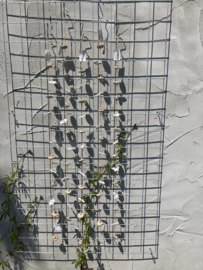HOUT DECO SLINGER NR 133-137 WITTE FIGUREN MET HOUT SCHIJVEN