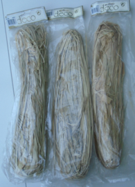 RAFFIA DECO BEIGE 2 stuks