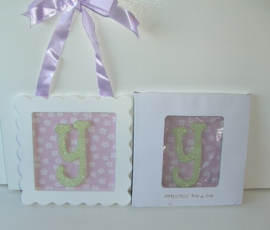 Letters houten P tm Z wanddecoratie