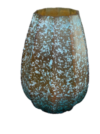VAAS GOLD LUSTER GREEN H25 – D18 cm