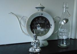 DECO SET KLOK FLES BOEDDHA