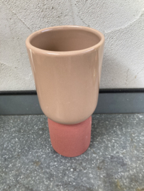 VAAS DUBLO BEIGE TERRA HOOG 24,8 CM